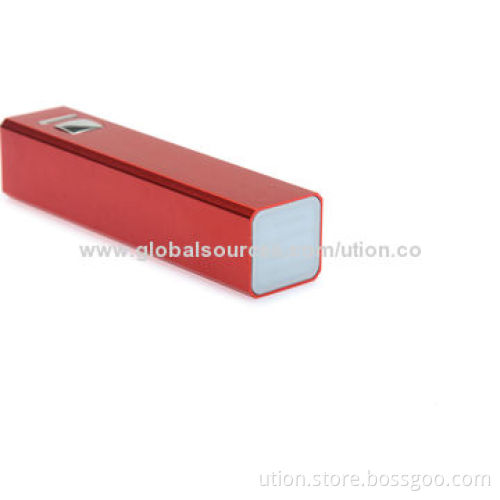 1,800mAh Mini Power Bank for Gifts, Mobile Phones/MP4 Players with Free Samples and Logos